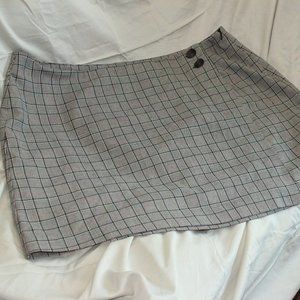 Violeta Plaid Mini Skirt szXXL
